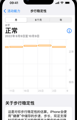 杜尔伯特iPhone手机维修如何在iPhone开启'步行稳定性通知'