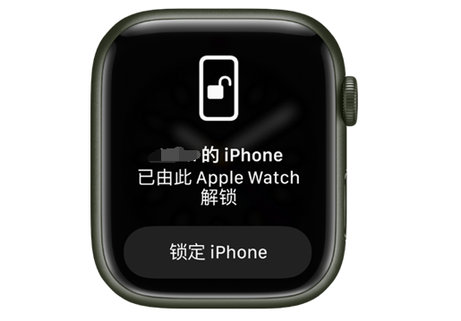 杜尔伯特苹果手机维修分享用 AppleWatch 解锁配备面容 ID 的 iPhone方法 