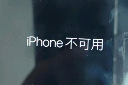 杜尔伯特苹果服务网点分享锁屏界面显示“iPhone 不可用”如何解决 